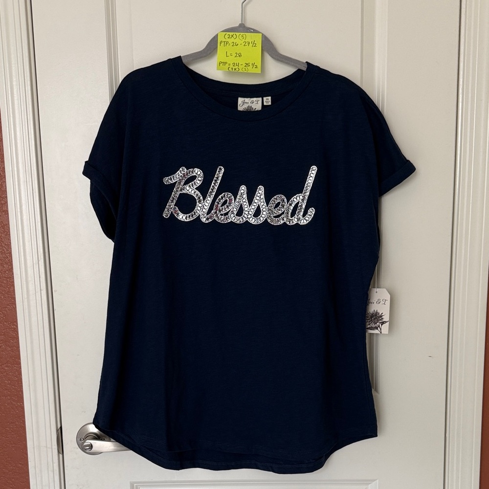 ✨NWT Blessed Women’s Top💙